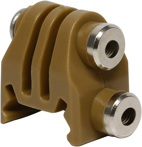 Picatinny Rails Bracket Adapter for GoPro Action Camera (Tan) Airsoft Rail Mounts