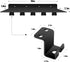 Tonal Accessories Shelf Organizer for Gym Storage Rack, Black Floating Wall Shelves with Hooks for Equipment