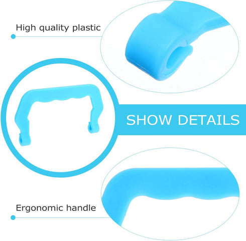 10pcs Pet Cage Handles, Portable Plastic Replacement Handles for Pet Cage Carrier