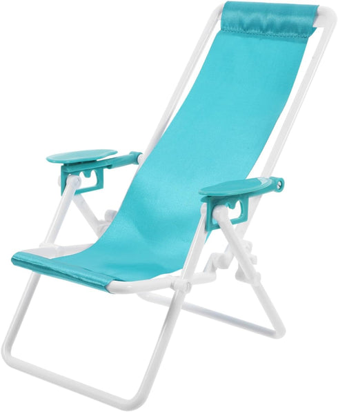 KALLORY Portable Mini Beach Lounger Chair Inflatable Beach Chair for Adults Outdoor