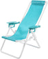 KALLORY Portable Mini Beach Lounger Chair Inflatable Beach Chair for Adults Outdoor
