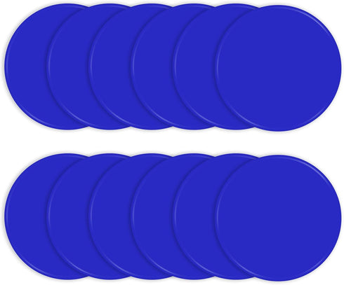 TuXHui Poly Spots 4" or 9" Flat Cones Spot Markers for Gym/PE Training,