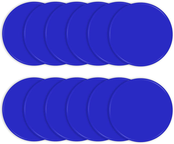 TuXHui Poly Spots 4" or 9" Flat Cones Spot Markers for Gym/PE Training,