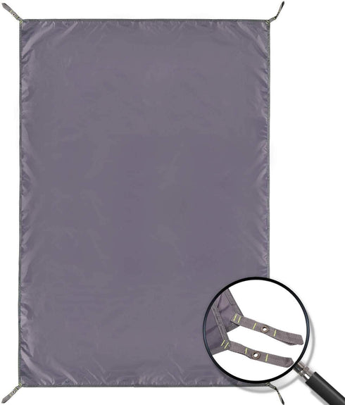 REDCAMP Waterproof Camping Tent Tarp, 55"x83", Multifunctional Tent Footprint for Camping and Hiking