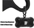 13 ft Retractable Dog Leash for Large Dogs up to 26 lbs, Tangle-Free Nylon Tape, Black