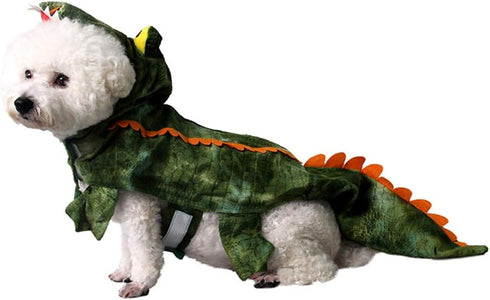 Mogoko Funny Dog Crocodile Costumes, Pet Halloween Alligator Cosplay Dress for Cats and Dogs (S Size)