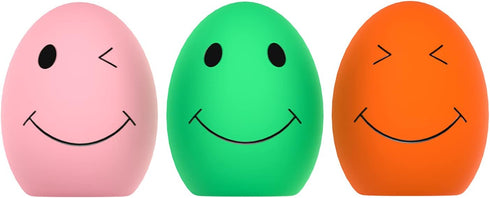 Dog Squeaky Toy, Latex Bouncy Egg Balls with Squeaker for Puppy Small Pet Dogs, Soft Rubber Sound Toys