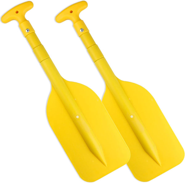 Telescoping Boat Paddle, Collapsible Oar for Kayaking, Rafting, Jet Ski, 21'' - 42'', 2 Pack