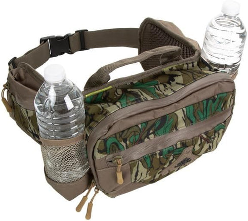 North Mountain Gear Camouflage Fanny Pack, Lightweight Waterproof for Hunting & Camping (Mossy Oak Greenleaf)