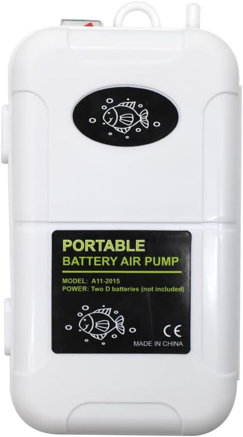 Portable Battery Air Pump for Fishing Trips, 6 Gallons Aeration Pump for Outdoor Use
