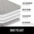 Gorilla Grip 100% Waterproof Dog Blanket, Tear Resistant Washable Couch Protector Cover for Small Dogs, 40x50 Light Gray