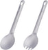 Boundless Voyage Camping Spork and Spoon Set Titanium Tableware Reusable Outdoor Flatware