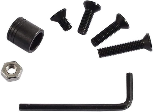 Quick Detach Swivels Stud Mount Base Adapter Kit - Includes 4 Screws, 1 Nut, and 1 Wrench