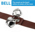 Borong Communication Leather Door Bells for Dogs Potty Doorbells for Dogs Training Dog Buttons for Dog Training Bell