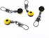 Honbay Fishing Line Shank Clip Connector (100pcs), Swivels Sinker Slides Hook