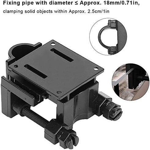 TOPINCN 2Pcs Aquarium Water Hose Holder Pipe Clamp Clip for Tube Dia Within 18mm