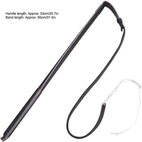 Pssopp Cowhide Dog Agitation Whip, Dog Teaser Wand for Pulling, Chasing, Chewing, Teasing, Outdoor Training