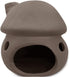 Saim Brown Ceramic Aquarium Mushroom House Decorations, Small Fish Tank Cave Hideaway for Shrimp Breeding