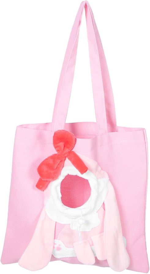Portable Pet Bag Carrier, Cat Carrier Sling for Small Dogs, Canvas Travel Bag with Large Pockets (Pink)