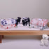 100% 30"x40", Small Pet Blanket - Organic Cotton, Double Layer Plush Sherpa, Soft Plush, Blue Paw Jacquard Knit, Small