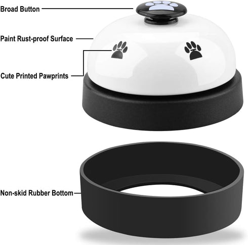 Set 2 2 Pack Comsmart Dog Training Bell, of Dog Puppy Pet Potty Training Bells, Dog Cat Door Bell Tell Bell