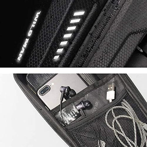 WILD MAN Hard Shell Waterproof Storage Bag for Scooters, Folding Bike (2L)