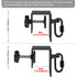 SELEWARE Door Anchor for Resistance Bands - Home Gym Workout Door Mount Attachment for Strength Training