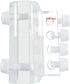 Acrylic Aquarium Soft Tube Fixture Holder for Pump Soft Hose, 2 Pieces