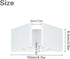 8 PCS Plastic Triangle Support Feet for Pet Gate, Reinforcement Fitting for Free Standing Dog Panel Fence