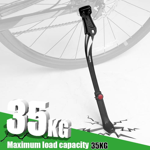 RBRL Adjustable Bike Kickstand, Aluminium Alloy Bicycle Stand for 18mm Hole Spacing, Fits 24''-29'' Mountain/Road
