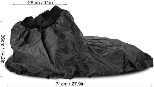 GOTOTOP Kayak Spray Skirt, Universal Adjustable Nylon Waterproof Cover Water Sports Accessory