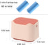 Cat Litter Trash Can Mini Countertop Trash Can with Press Type Lid Cat Poop Trash Can Includes 60 Refill Bags