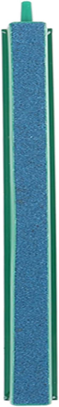 Saim 10 inch Aquarium Air Stone Bar, Bubble Diffuser for Aquarium Fish Tank Oxygen Supply and Water Movement - Green & Blue