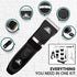 Pet Union Professional Dog Grooming Kit - Cordless Low Noise Clippers for Thick Coats, Includes Nail Trimmer & Shears