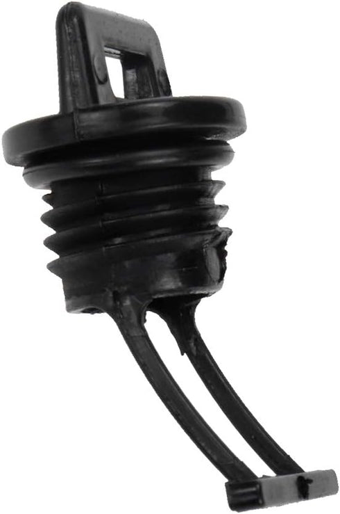 Quluxe 4 Pcs Black Plastic Hull Drain Plug Kit, Replacement Accessories for Kayak Canoe Boat Drain Holes
