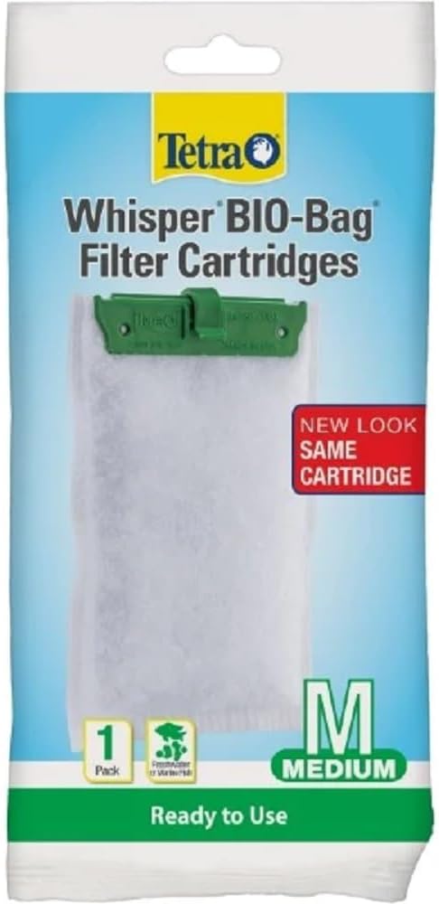 Tetra Whisper Bio-Bag Filter Cartridges, Medium for Freshwater and Marine Fish
