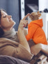 6 Pieces Dog Hoodie Sweaters with Hat - Warm Winter Clothes for Small Dogs Chihuahua (XXS)