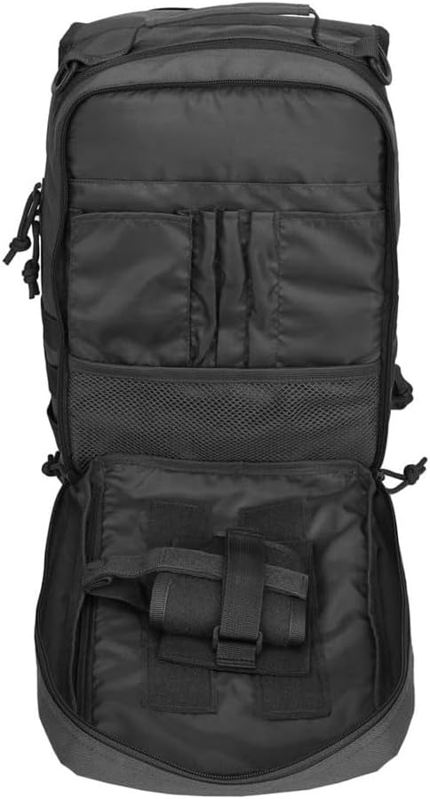 Pack Pack 07-Black) REEBOW GEAR Tactical Sling Bag w/Gun Holster Small Military Rover Shoulder Sling Molle Assault