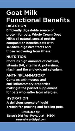 Anti-inflammatory (16 oz 53 159 Nature's Diet Pet Dried Whole Cream Goat Milk for use as High Protein, Hypoallergenic