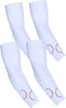 KUHNMARVIN Compression Arm Sleeves - 2 Pairs UV Protection Cooling Tattoo Cover Up for Basketball & Football