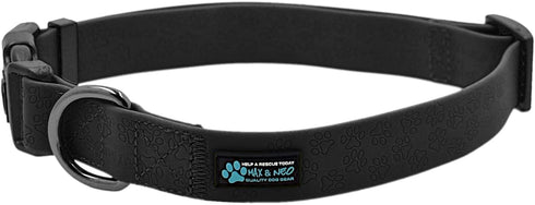 Max and Neo Waterproof NEO Collar - We Donate a Collar to a Dog Rescue for Every Collar Sold (Small, Black)