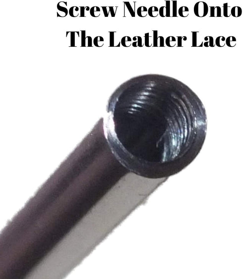 TOFL Softball and Baseball Glove Lace Kit | Mitt Lace Glove Repair Lacing Kit with 2 Leather Laces and Needle