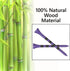 Striped Wooden Golf Tees | 2 3/4 Inch, 100 Count | Colorful Bamboo Durable, Gifts for Men Women