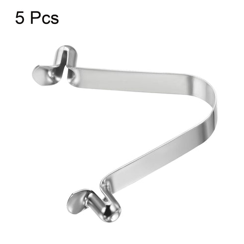 PATIKIL 8.5x6mm Kayak Paddle Snaps, 5 Pack Pole Push Button Spring Clips for Camping Awning Tent Poles