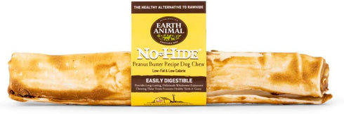 Earth Animal No-Hide Large Peanut Butter Flavored Rolls - Natural Rawhide Alternative Dog Chew for Large Dogs