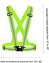Reflective Vest Running Gear 3Pack, Adjustable High Visibility Reflective Belt Straps