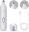 Loomla Upgraded Dog Nail Grinder - Professional 2 Speed Trimmers, USB Rechargeable, Low Noise, White