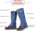 Waterproof Gaiters for Hiking, Lightweight Adjustable Leg Gaiters for Men Women, Suitable for All Seasons