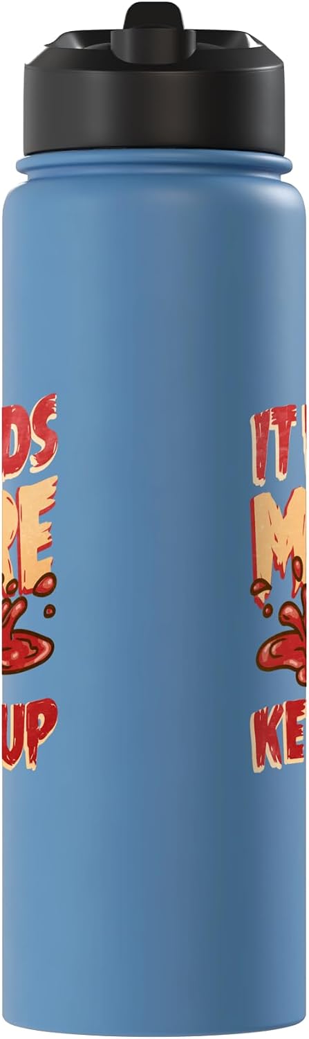 Ketchup Costume It Needs More Ketchup Stainless Steel Insulated Water Bottle