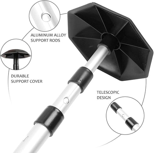 Travel Bag Support Rod, Travel Cover Support System Pole, Anti-Impact Stiff Arm Support System